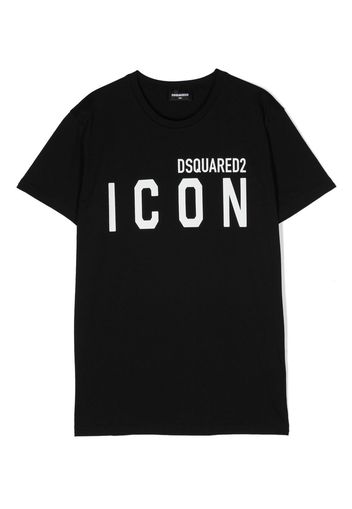 Dsquared2 Kids logo-print detail T-shirt - Nero