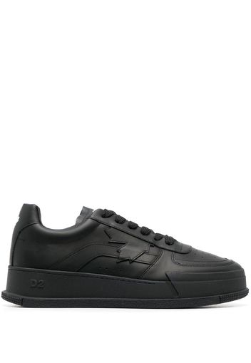 Dsquared2 logo-print lace-up sneakers - Nero