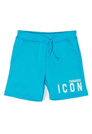 Dsquared2 Kids Shorts sportivi Icon con stampa - Blu