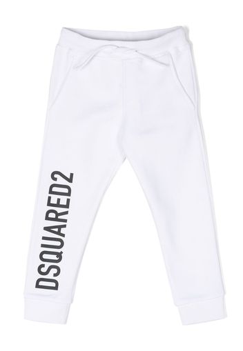 Dsquared2 Kids logo-print cotton track pants - Bianco