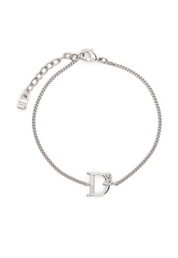 Dsquared2 D letter charm bracelet - Argento