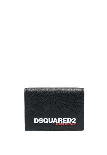 Dsquared2 logo-print bifold wallet - Nero