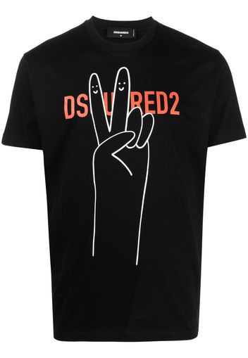 Dsquared2 logo graphic-print T-shirt - Nero