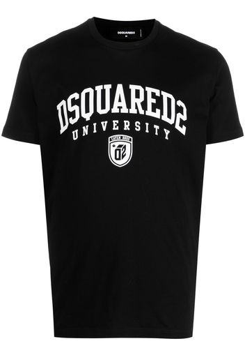 Dsquared2 University print short-sleeve T-shirt - Nero