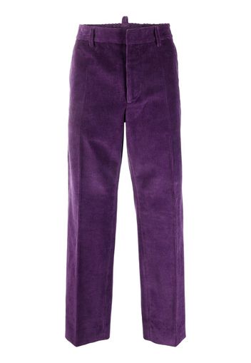 Dsquared2 corduroy straight-leg trousers - Viola