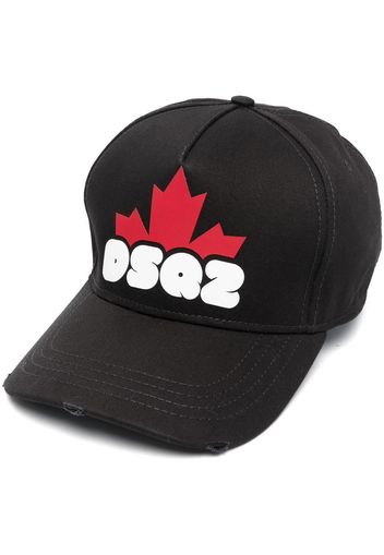 Dsquared2 logo-print cotton baseball cap - Nero