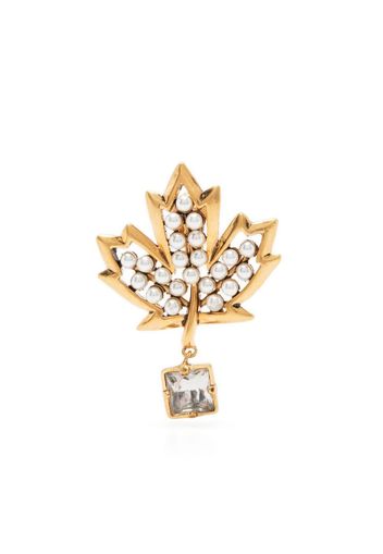 Dsquared2 maple leaf clip-on earring - Oro