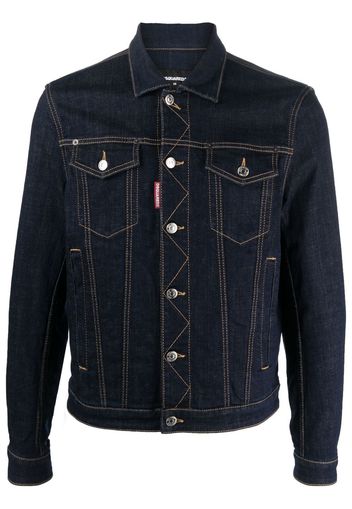 Dsquared2 buttoned denim jacket - Blu