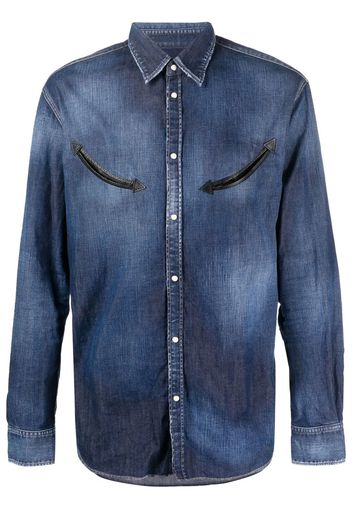 Dsquared2 long-sleeved denim shirt - Blu