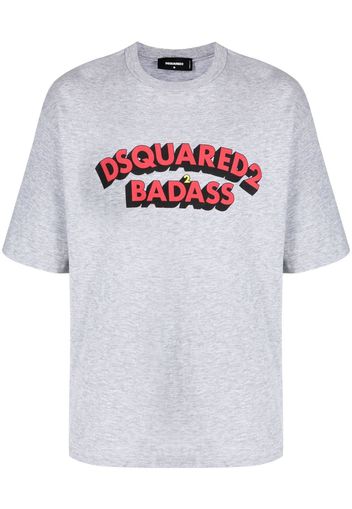 Dsquared2 logo-print cotton T-shirt - Grigio