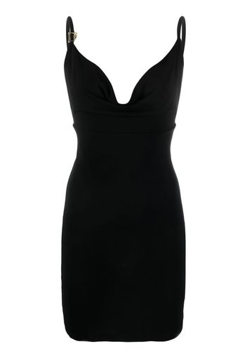 Dsquared2 logo-embellished cowl-neck minidress - Nero