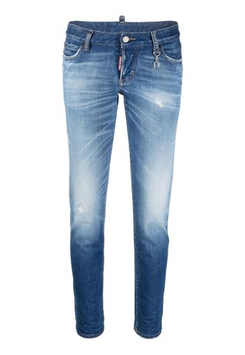 Dsquared2 faded slim-cut jeans - Blu