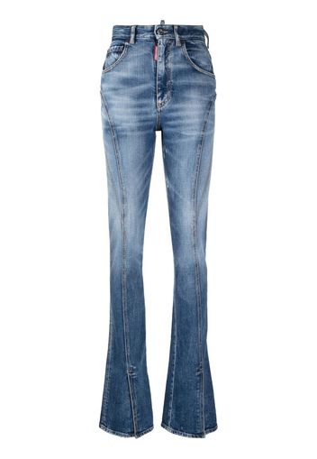 Dsquared2 high-waisted flared jeans - Blu