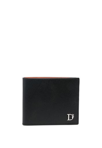 Dsquared2 logo-plaque folded wallet - Nero