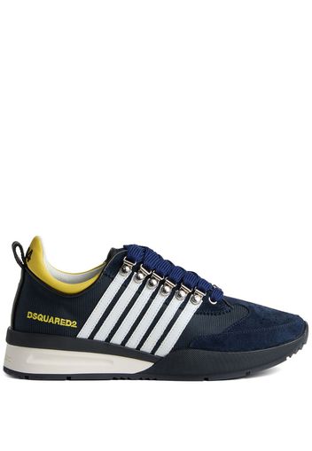 Dsquared2 striped low-top sneakers - Blu