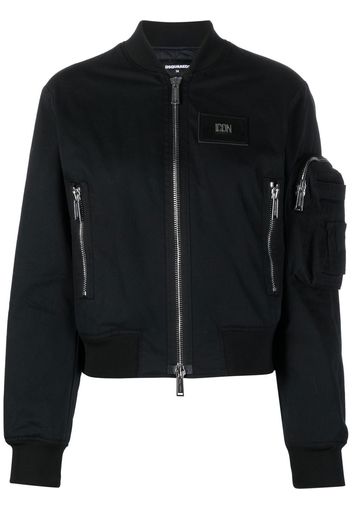 Dsquared2 zipped bomber jacket - Nero