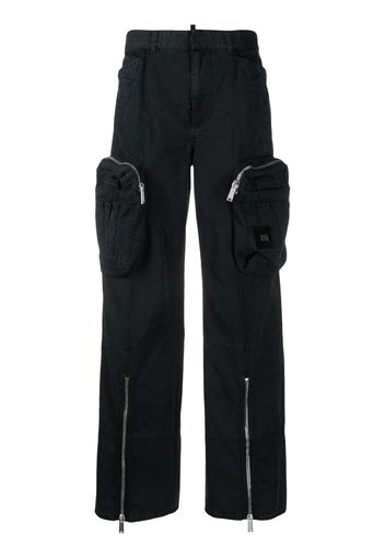 Dsquared2 cotton cargo trousers - Nero