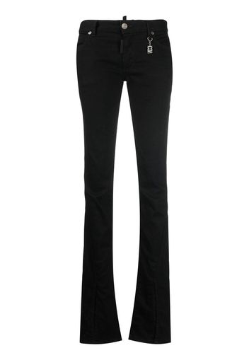 Dsquared2 split-cuff flared jeans - Nero