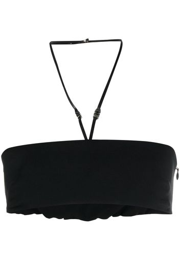 Dsquared2 halterneck bralette top - Nero