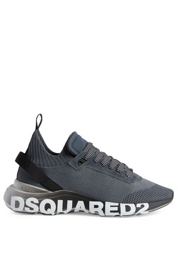 Dsquared2 logo-print low-top sneakers - Grigio