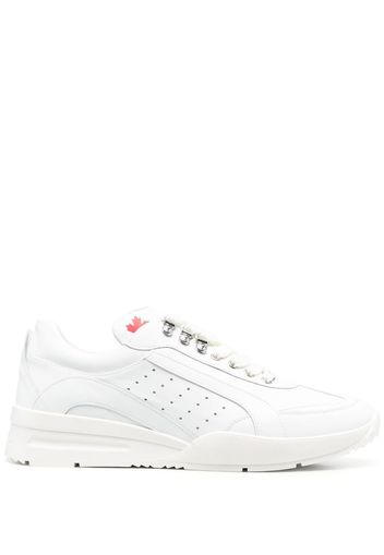 Dsquared2 side-stripe low-top sneakers - Bianco