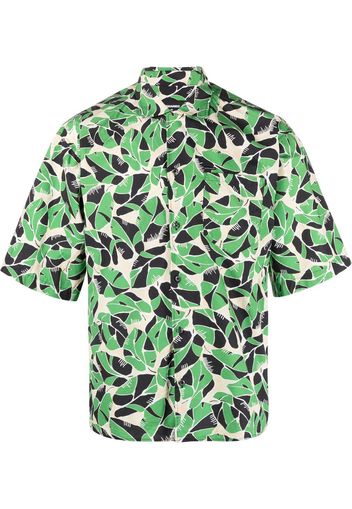 Dsquared2 botanical-print short-sleeved shirt - Verde