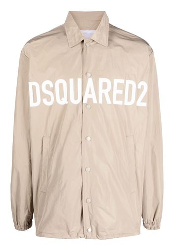 Dsquared2 logo-print light jacket - Toni neutri