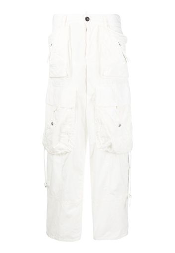 Dsquared2 multi-pocket cargo trousers - Bianco