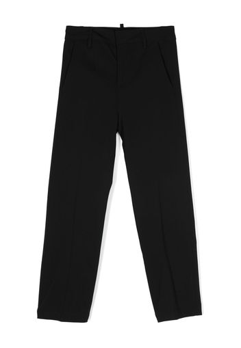 Dsquared2 Kids straight-leg pressed-crease trousers - Nero