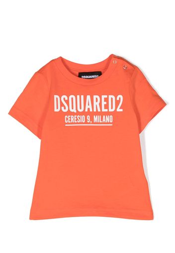 Dsquared2 Kids logo-print T-shirt - Arancione