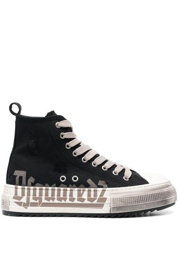 Dsquared2 platform-sole high-top sneakers - Nero