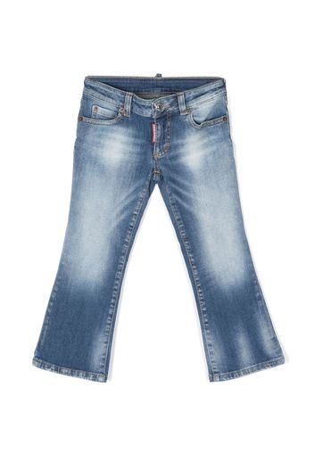 Dsquared2 Kids classic five pockets washed denim - Blu