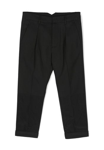 Dsquared2 Kids pleated straight-leg trousers - Nero