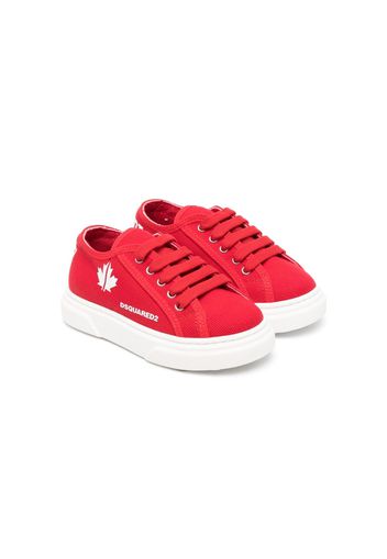 Dsquared2 Kids logo-print low-top sneakers - Rosso