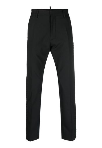 Dsquared2 Pantaloni sartoriali dritti - Nero