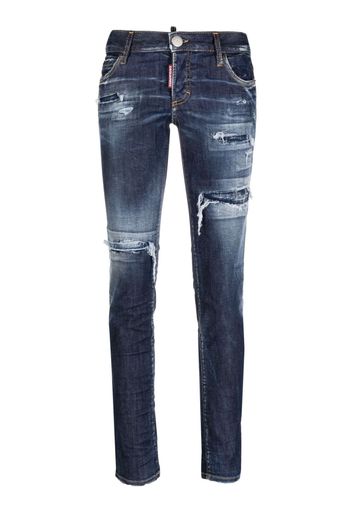 Dsquared2 Jeans con effetto vissuto - Blu