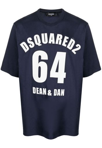 Dsquared2 T-shirt con stampa - Blu