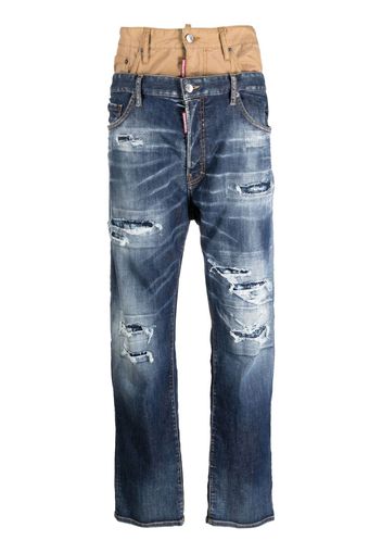 Dsquared2 Jeans con effetto vissuto - Blu