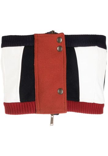 Dsquared2 Corsetto con design color-block - Blu