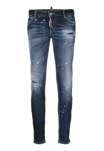 Dsquared2 Jeans skinny con effetto vissuto - Blu
