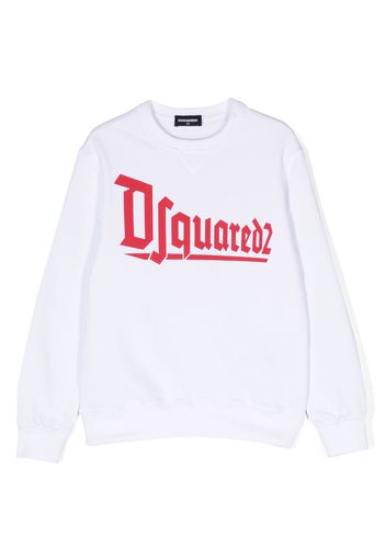 Dsquared2 Kids Relax logo-print sweatshirt - Bianco