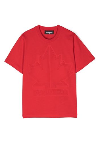 Dsquared2 Kids short-sleeved cotton T-shirt - Rosso