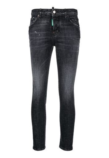 Dsquared2 cropped skinny jeans - Nero