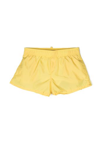 Dsquared2 Kids rear Icon-print swim shorts - Giallo