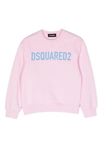 Dsquared2 Kids Felpa con stampa - Rosa