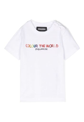 Dsquared2 Kids T-shirt con stampa - Bianco