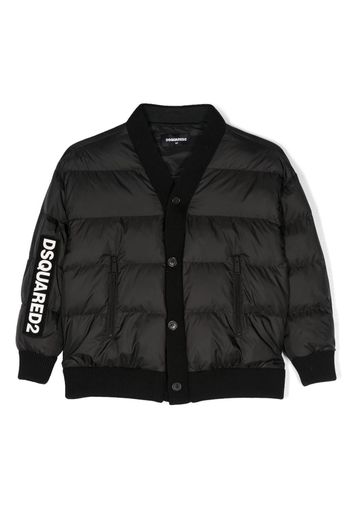 Dsquared2 Kids Piumino con applicazione - Nero