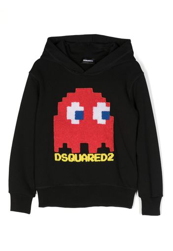 Dsquared2 Kids Felpa con stampa Packman - Nero