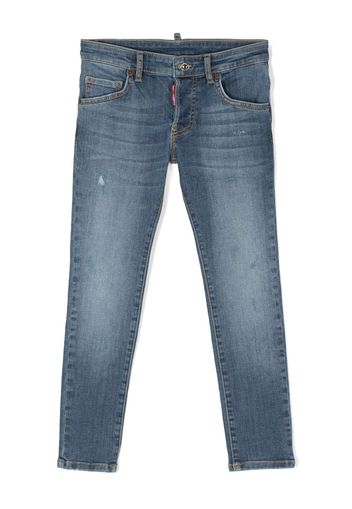 Dsquared2 Kids Jeans con applicazione - Blu