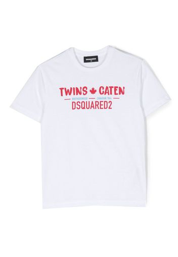 Dsquared2 Kids T-shirt con stampa - Bianco